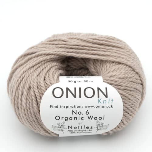 Garn Onion no. 6 organic wool + nettles